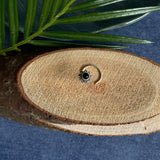 Black Flower Nose Pin