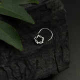 Zircon Swirl Nose Pin