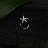 Zircon Star Fish Nose Pin