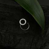 Zircon Circle Nose Pin