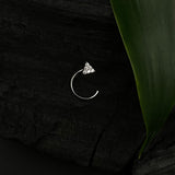 Zircon Pyramid Nose Pin