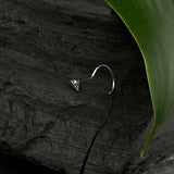 Zircon Pyramid Nose Pin