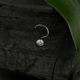 Round Zircon & Sapphire Nose Pin