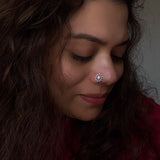 Zircon & Pearl Nose Pin