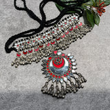 Auspicious Red Glass Necklace