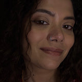 Double Layered Zircon Nose Ring (Click Lock)