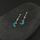 Turq Crescent Helix Drops