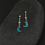 Turq Crescent Helix Drops