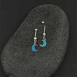 Turq Crescent Helix Drops