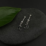 Black Crescent Helix Drops