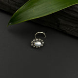 Zircon & Pearl Nose Pin