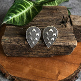 Hearts On Leaf Ear Studs