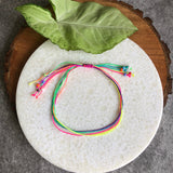 Neon Thread Anklet