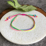 Neon Thread Anklet