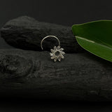 Zircon Pinwheel Nose Pin