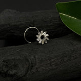 Zircon Pinwheel Nose Pin