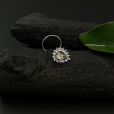 Zircon Drop Nose Pin