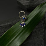 Sapphire Blue Nose Pin