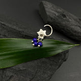 Blue Lapis Star Nose Pin