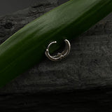 Double Layered Zircon Nose Ring (Click Lock)