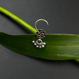 Abstract Hammered Nose Pin