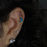 Turq Crescent Helix Drops