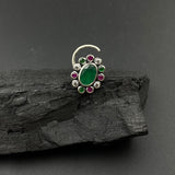 Emerald Nose Pin