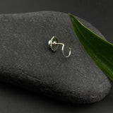 Ethnic Turq Nose Pin