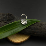 Black Dandelion Nose Pin