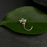 Ruby & Silver Nose Pin