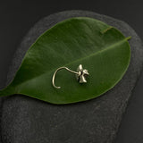 Pink Onyx & Silver Nose Pin