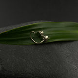 Turq & Zircon Nose Pin