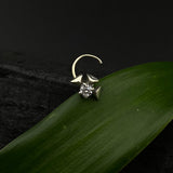 Zircon Silver Nose Pin