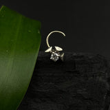 Zircon Silver Nose Pin