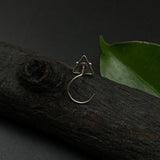 Pyramid With Ruby Nose Pin