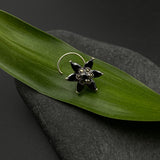 Black Marcasite Nose Pin