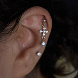 Zircon Floral Helix Drops