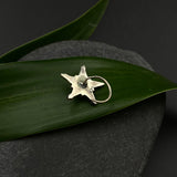 Big Red Star Nose Pin