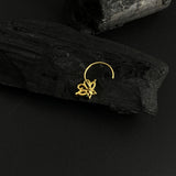 Emerald Butterfly Nose Pin