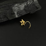 Trippy Zircon Flower Nose Pin