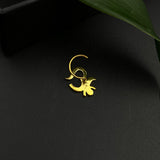 Big Om Nose Pin (gold plated)