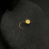 Small Lunar Nose Pin (gold plated)