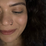 Round Zircon Stone Nose Ring