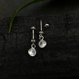 Round Zircon Helix Drops