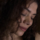 Ferris Wheel Nose Pin(Gold Plated)