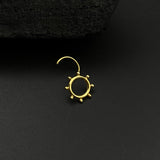 Ferris Wheel Nose Pin(Gold Plated)