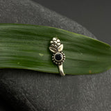 Black Leaf Nose Clip-on