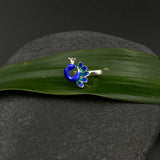 Blue Peacock Nose Clip-On