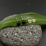 Black Ball Ear Studs (5mm)