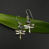 Black Fireflies Hoops